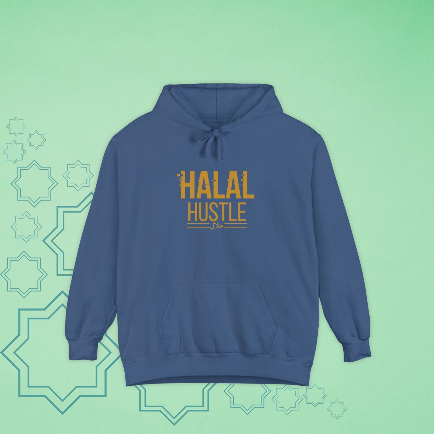 “Halal Hustle” Hoodie – Islamic Streetwear for Ambitious Dreamers