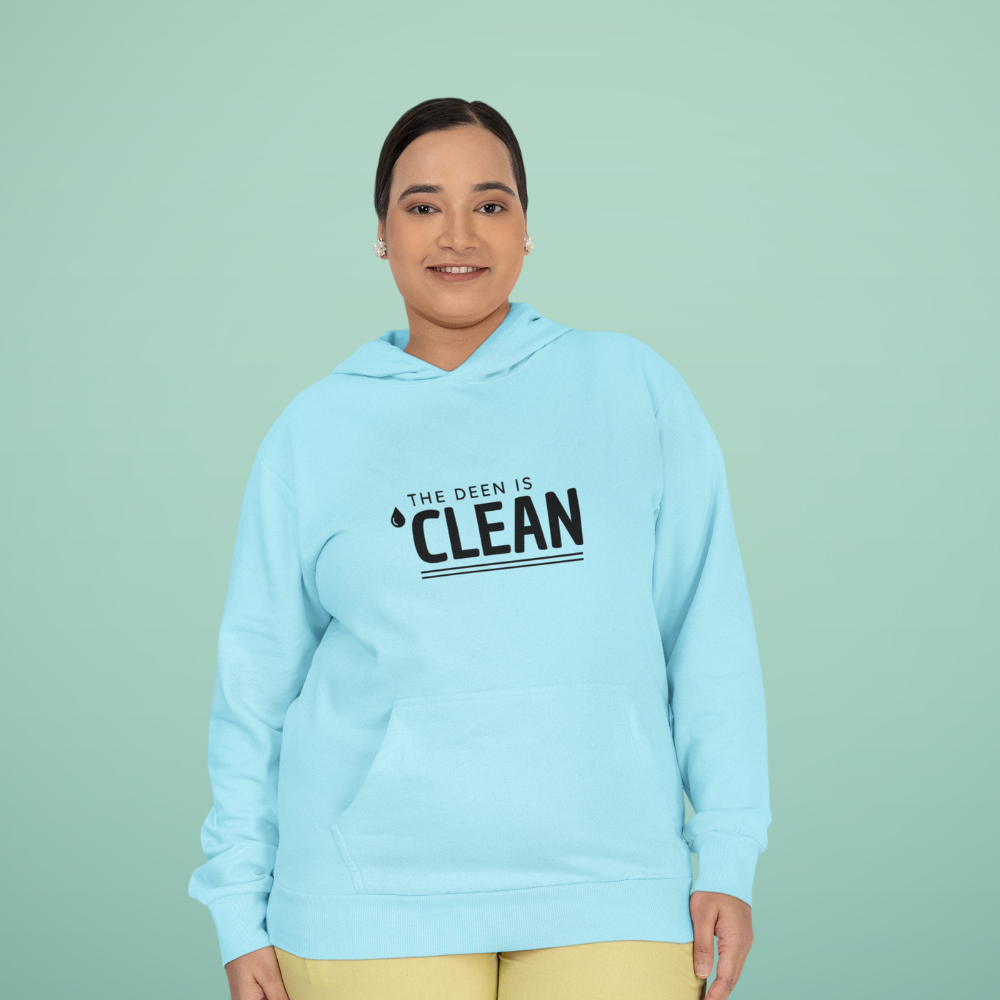 “The Deen Is Clean” Hoodie – Islamic Motivational Streetwear