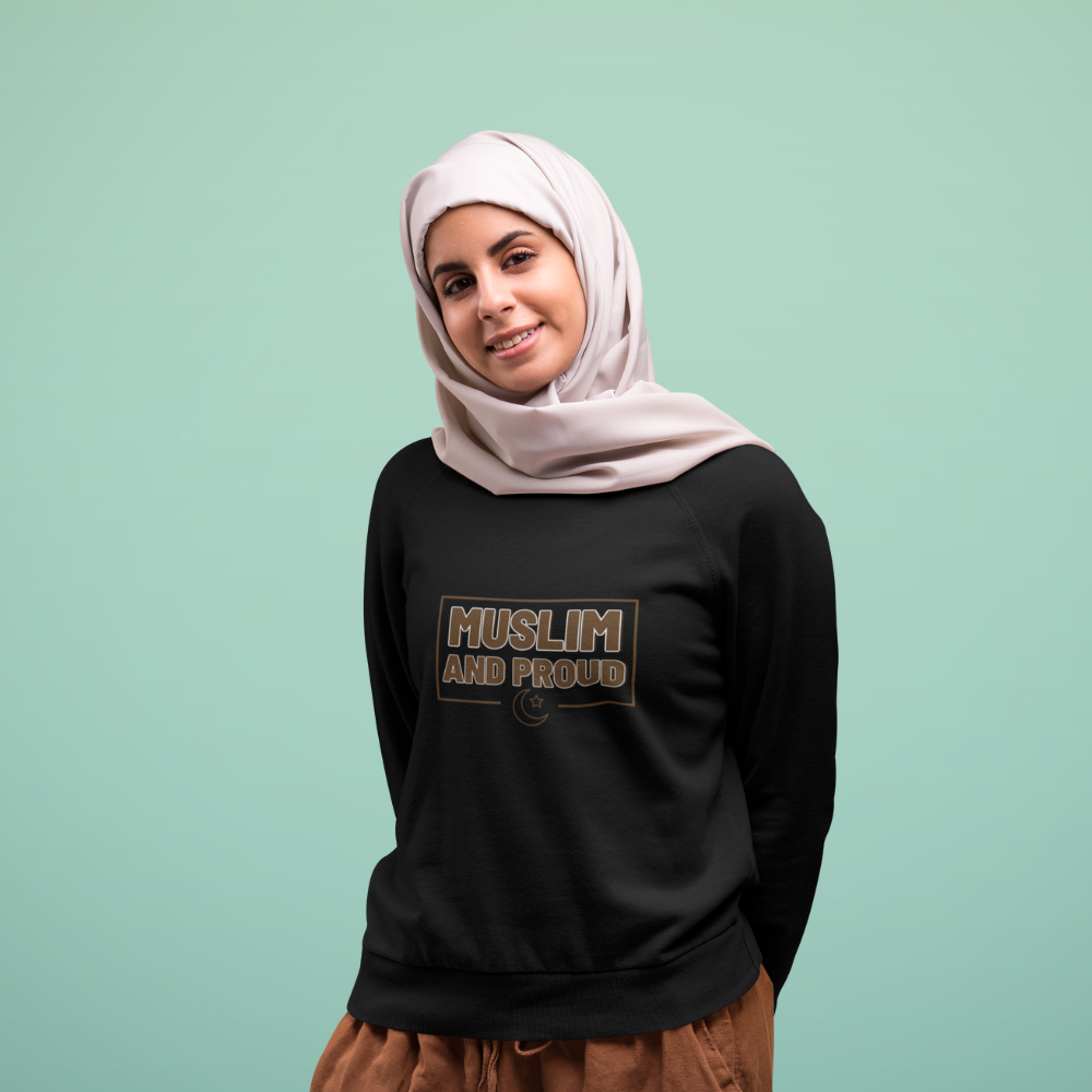 Muslim and Proud Sweatshirt | Faith-Inspired Modest Streetwear