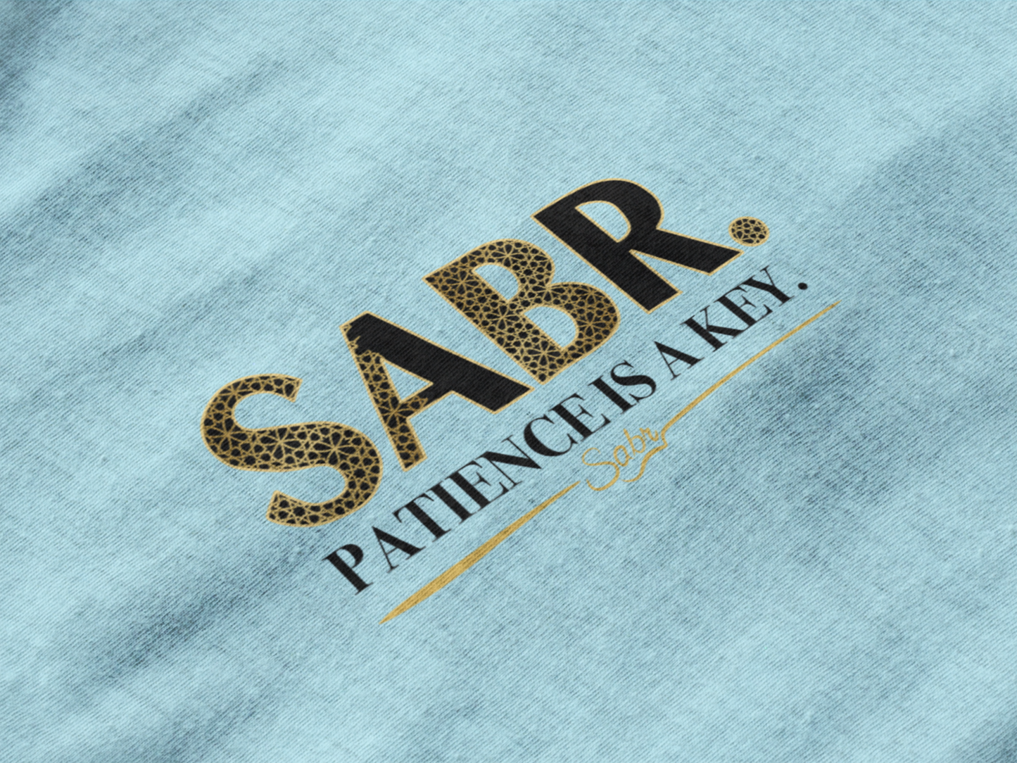 “Sabr (Patience)” Fleece Hoodie – Islamic Streetwear Unisex