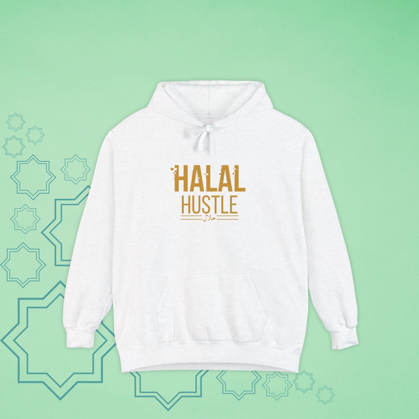 “Halal Hustle” Hoodie – Islamic Streetwear for Ambitious Dreamers