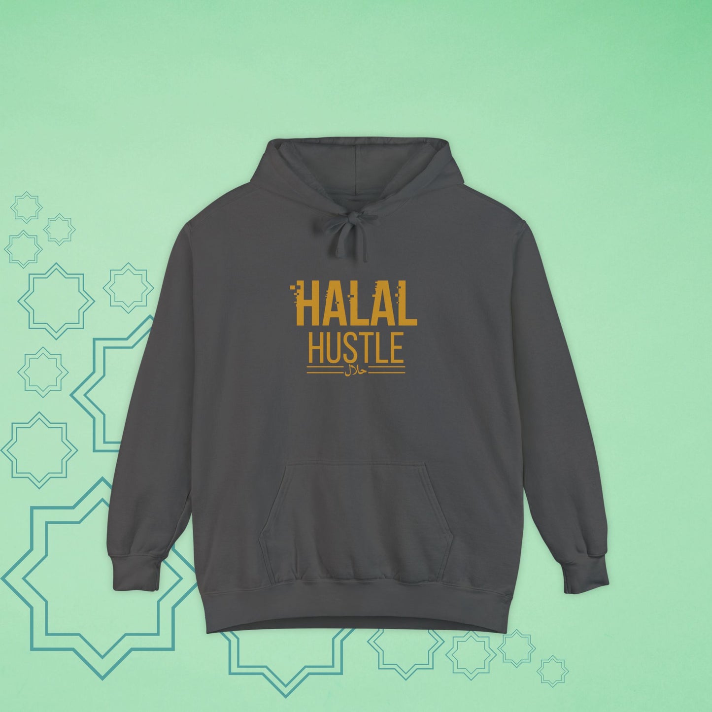 “Halal Hustle” Hoodie – Islamic Streetwear for Ambitious Dreamers