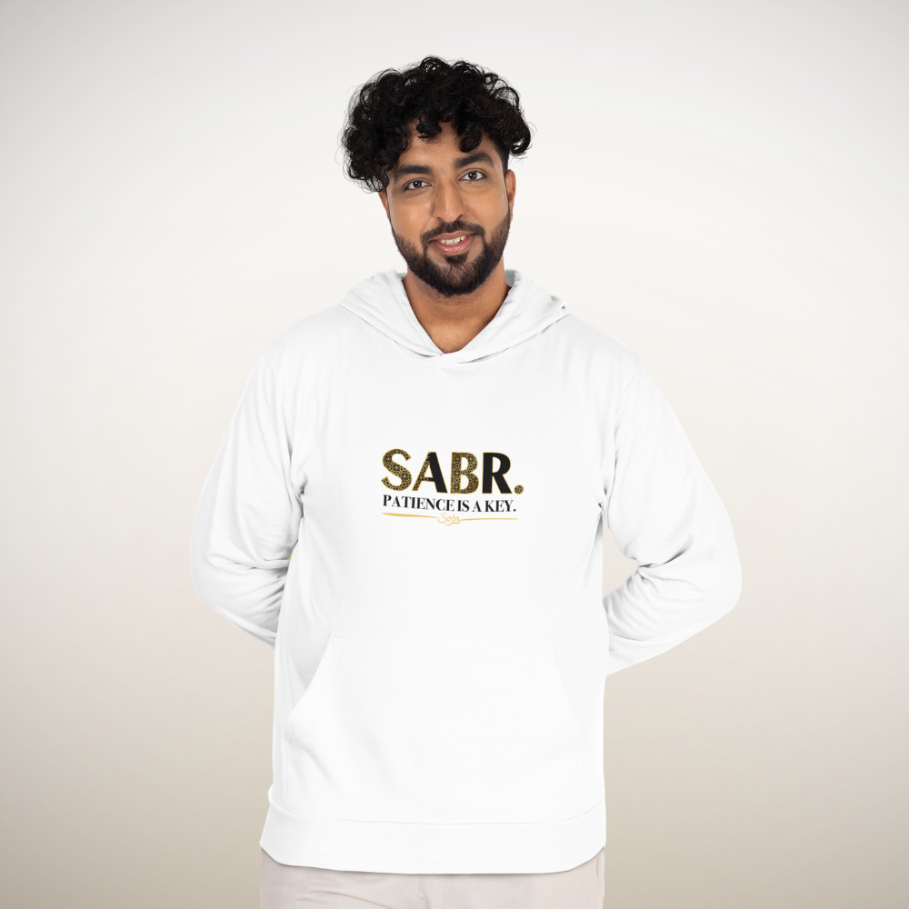 “Sabr (Patience)” Fleece Hoodie – Islamic Streetwear Unisex