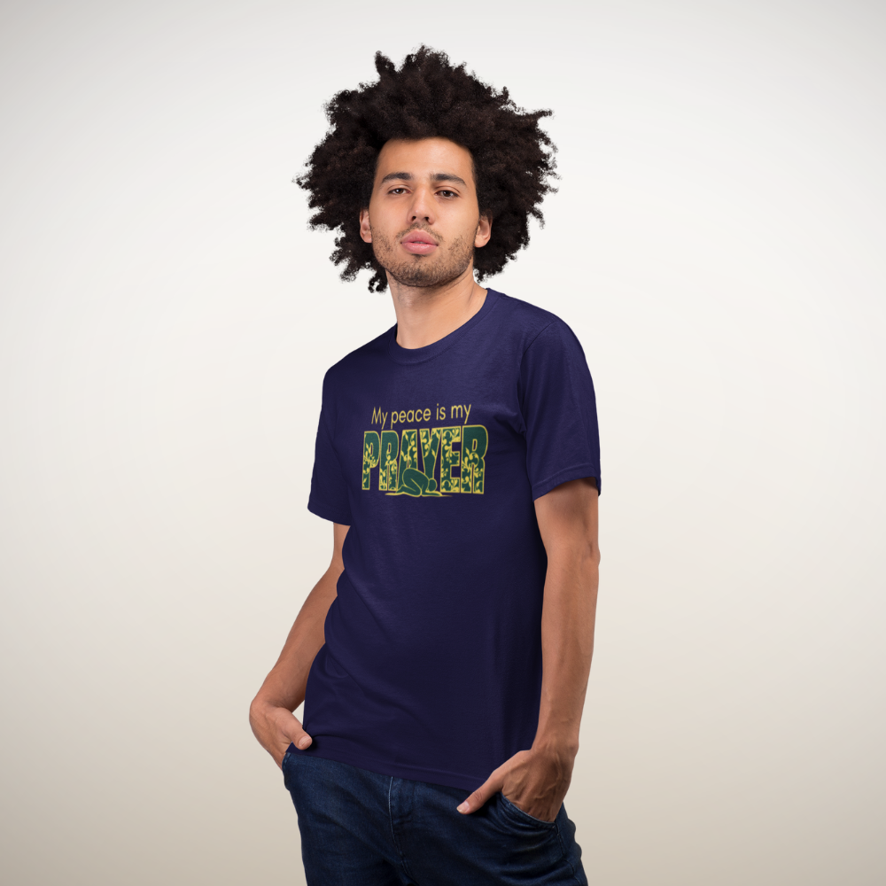 “Peace Is My Prayer” Islamic Calligraphy T-Shirt – Unisex Faith Tee