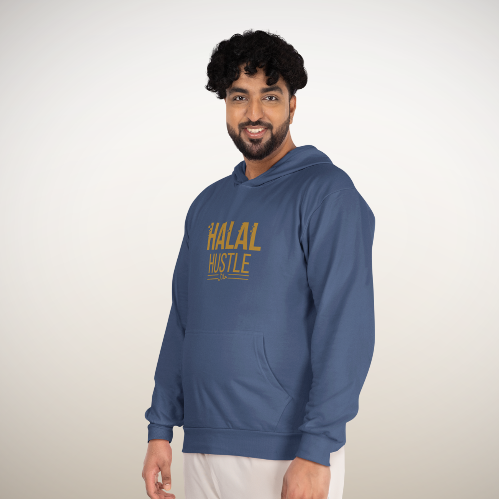 “Halal Hustle” Hoodie – Islamic Streetwear for Ambitious Dreamers