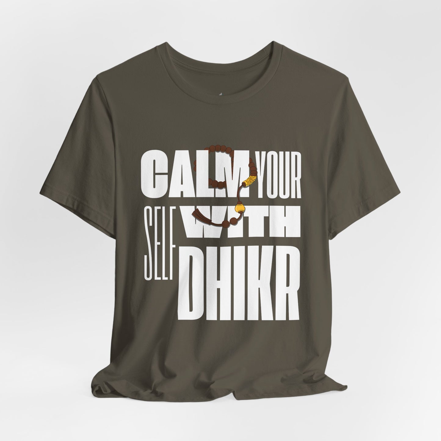 Calm Yourself With Dhikr T-Shirt | Faith-Inspired Islamic Streetwear