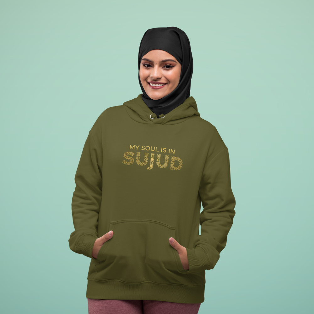 My Soul Is in Sujud” Hoodie – Islamic Streetwear Unisex Pullover